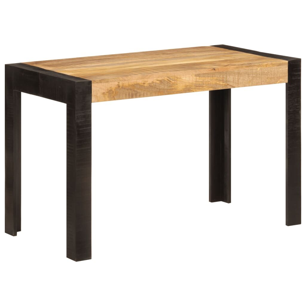 vidaXL Трапезна маса 120x60x76 cм мангово дърво масив