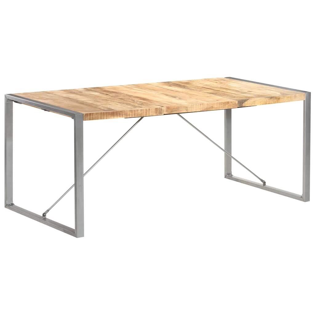 vidaXL Трапезна маса 180x90x75 cм грубо мангово дърво масив