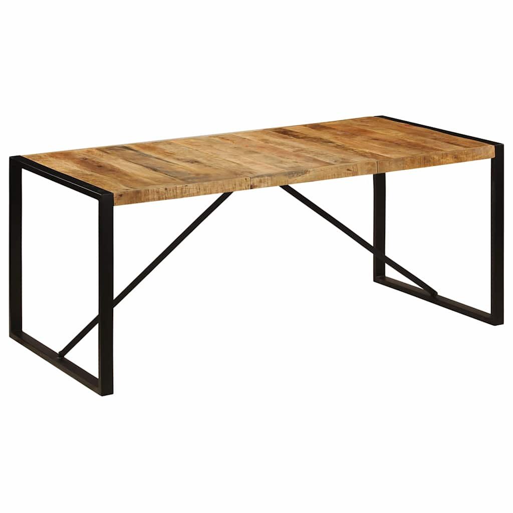 vidaXL Трапезна маса 180x90x75 cм мангово дърво масив