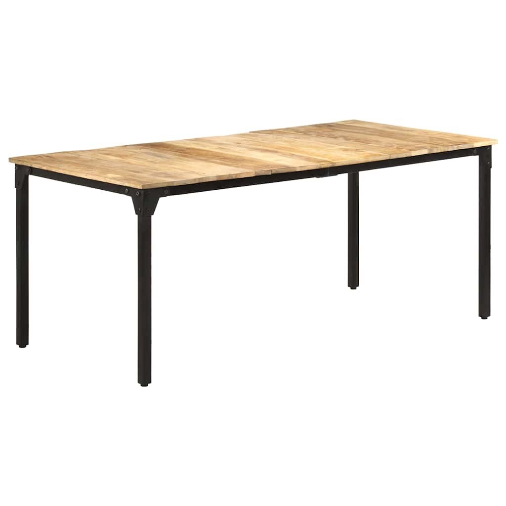 vidaXL Трапезна маса 180x90x76 cм грубо мангово дърво