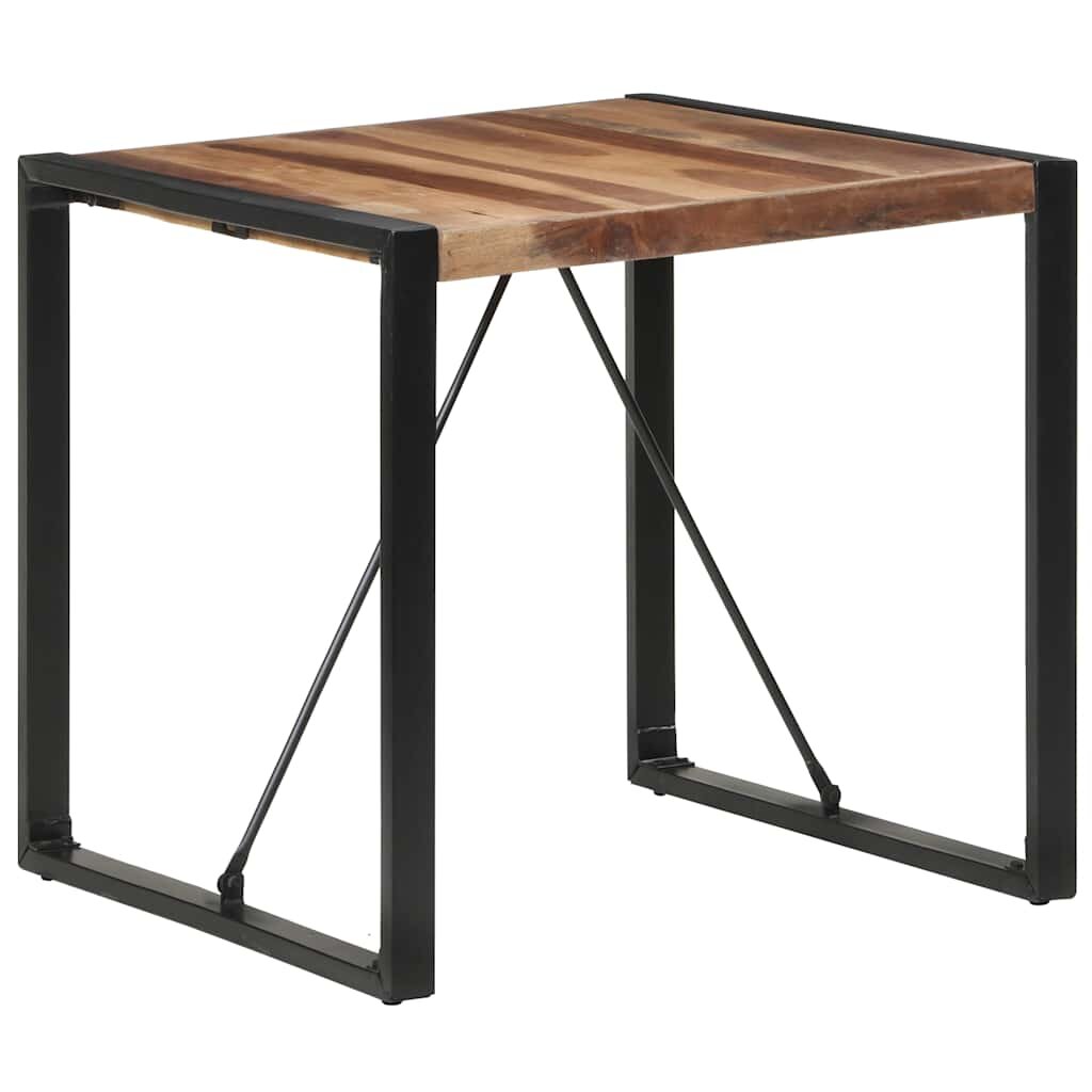 vidaXL Трапезна маса 80x80x75 см масивна дървесина
