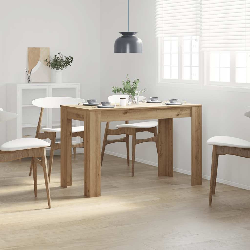 vidaXL Трапезна маса Artisan Oak 120x60x76 cm Инженерна дървесина