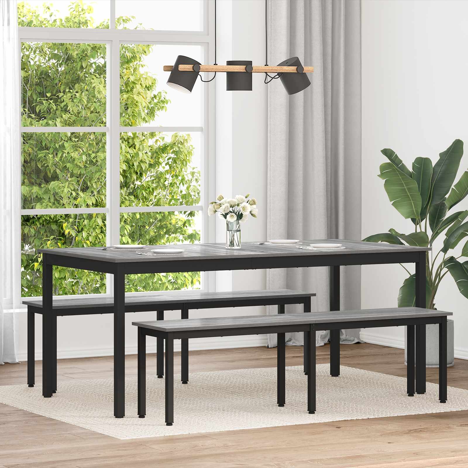 vidaXL Трапезни маси 180 x 90 x 75 cm Инженерна дървесина Правоъгълна