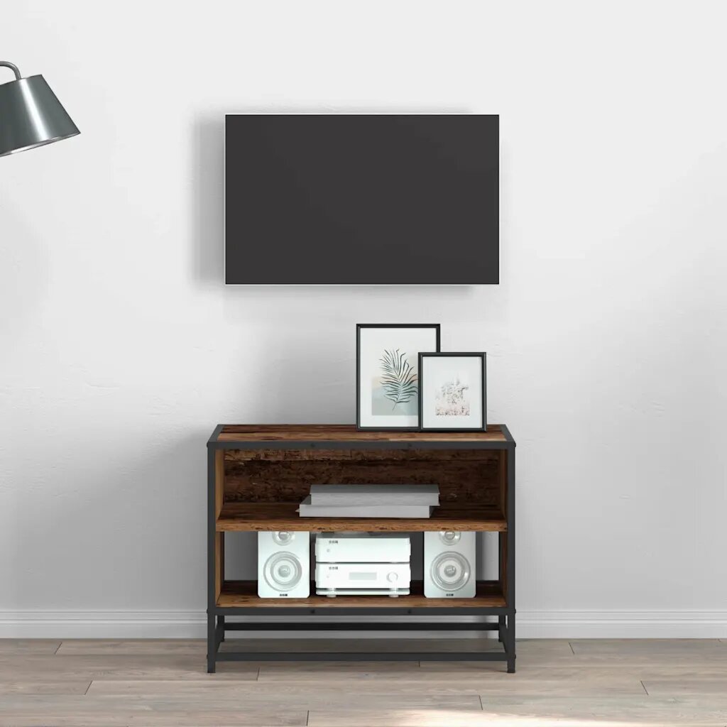 vidaXL ТВ Единици 61 x 40 x 46 см Старо дърво Инженерна дървесина
