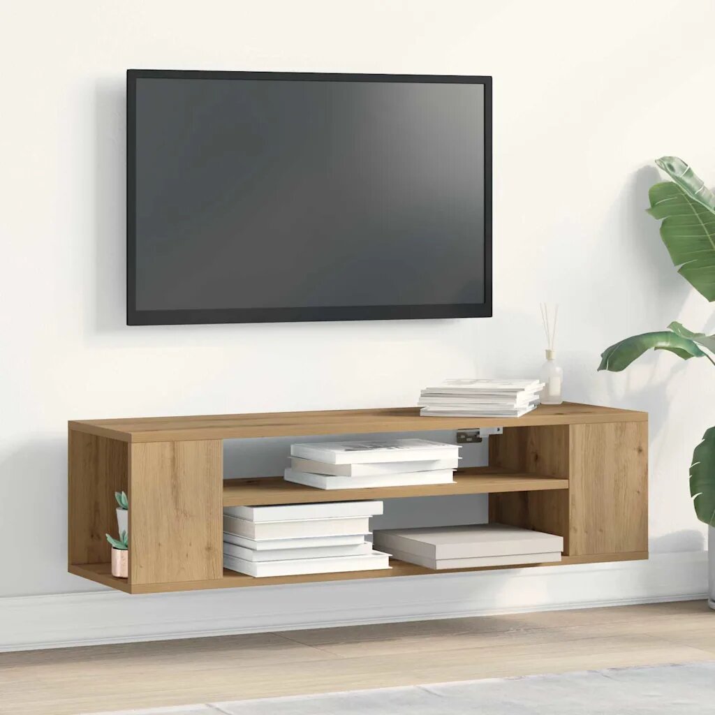 vidaXL ТВ шкаф 100 x 30 x 265 см artisian oak Инженерна дървесина