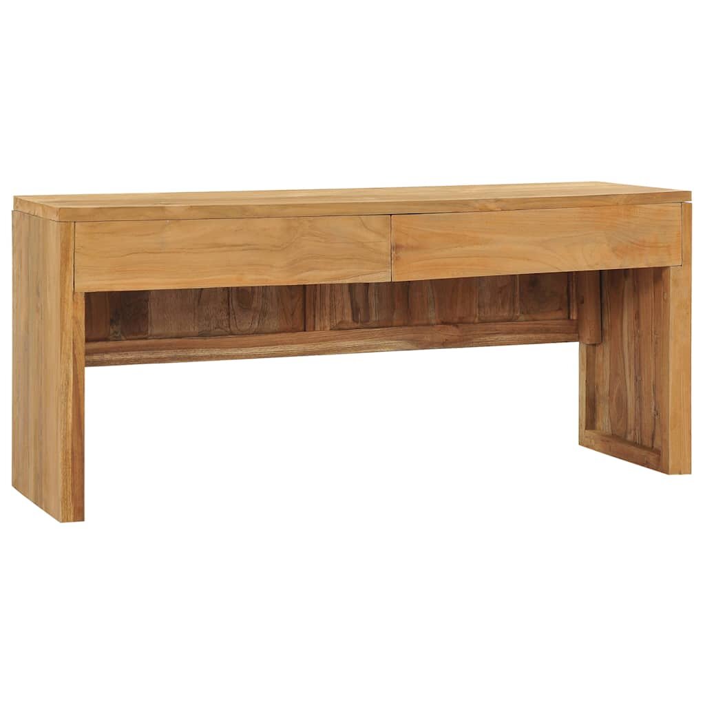 vidaXL ТВ шкаф 100x35x45 cм тиково дърво масив