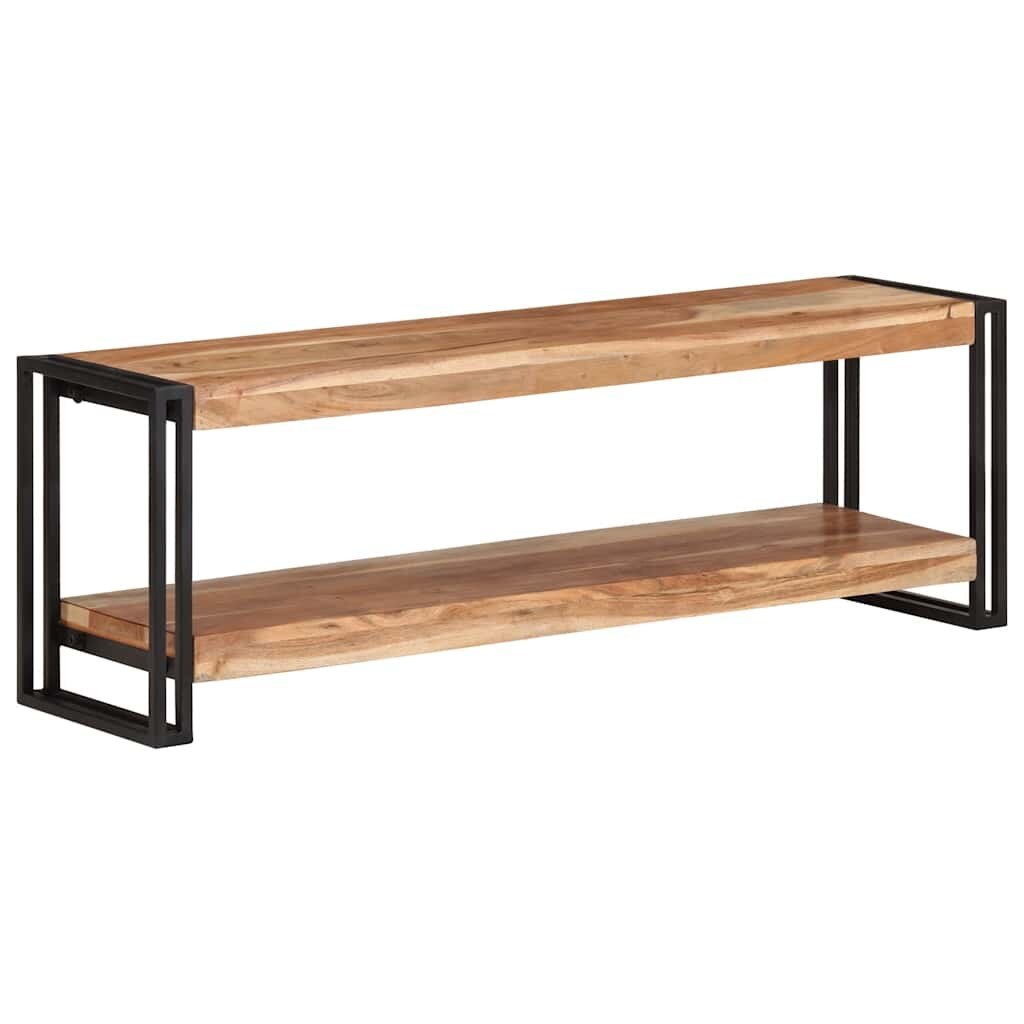 vidaXL ТВ шкаф 120x30x40 см акациево дърво масив