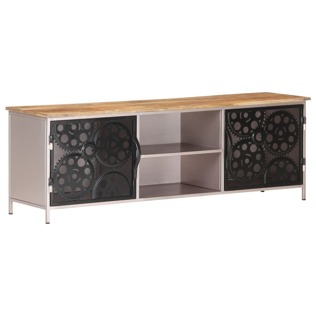 vidaXL ТВ шкаф 120x30x40 см грубо мангово дърво