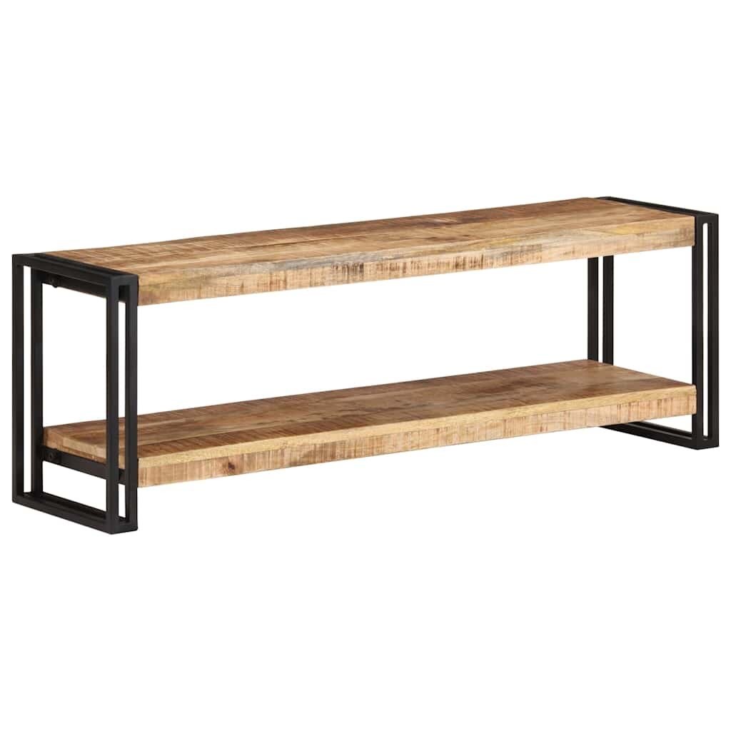 vidaXL ТВ шкаф 120x30x40 см грубо мангово дърво