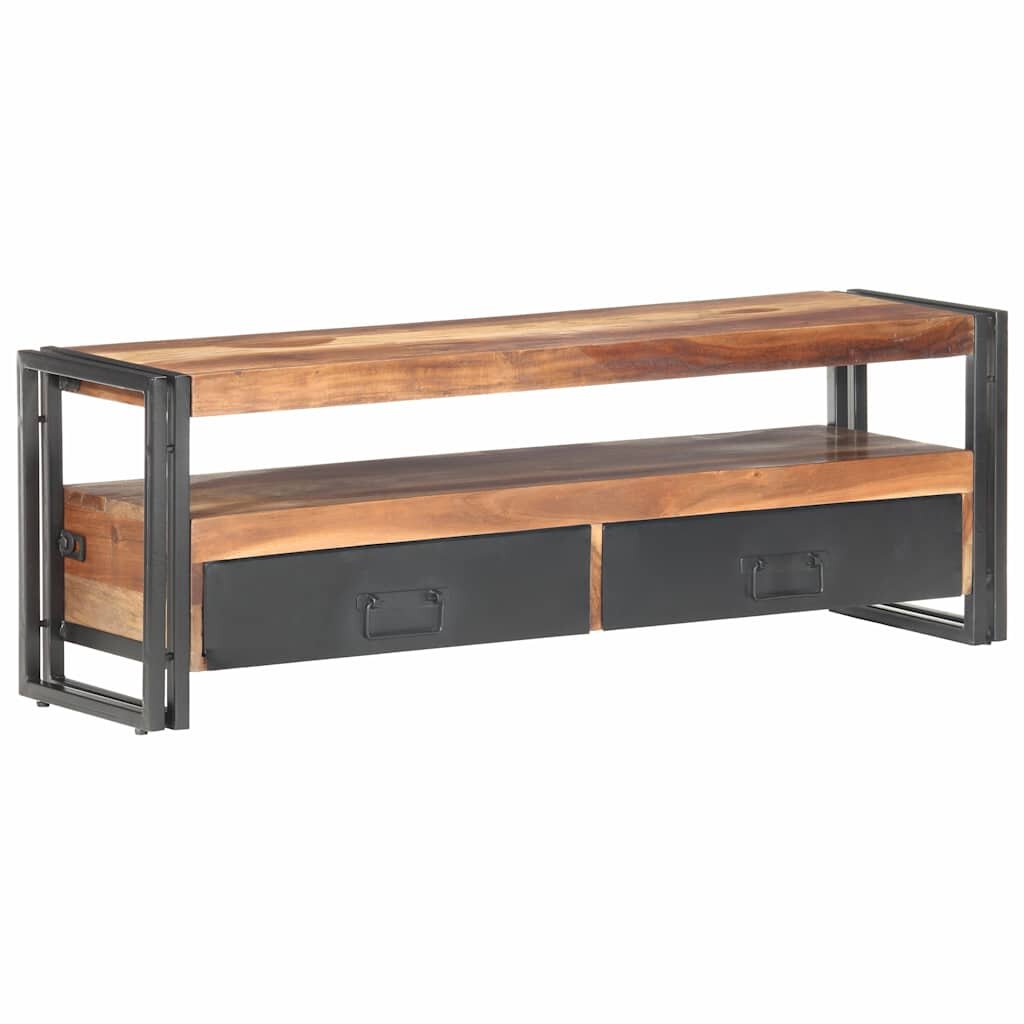 vidaXL ТВ шкаф 120x30x40 см масивна дървесина