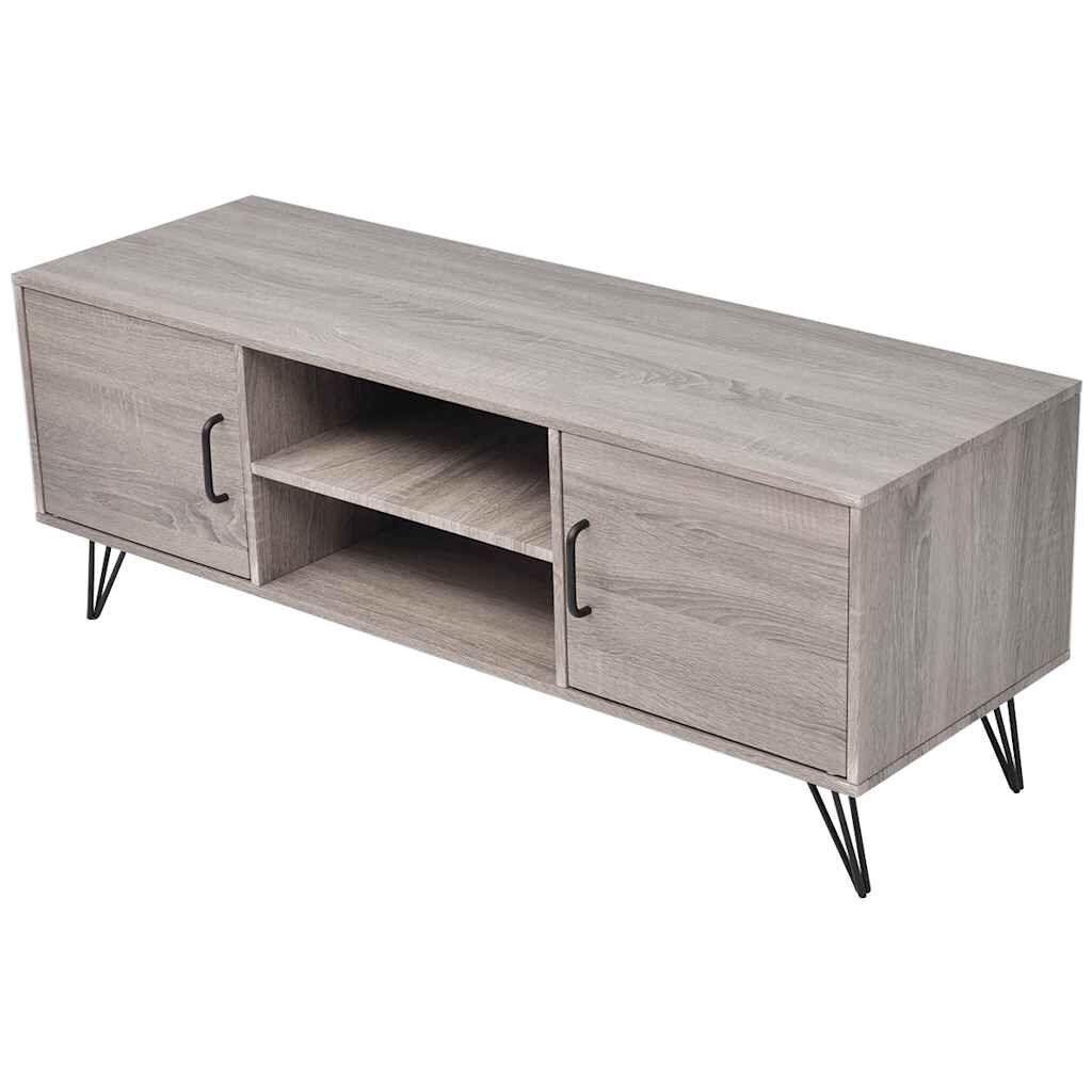 vidaXL ТВ шкаф 120x40x45 см сив