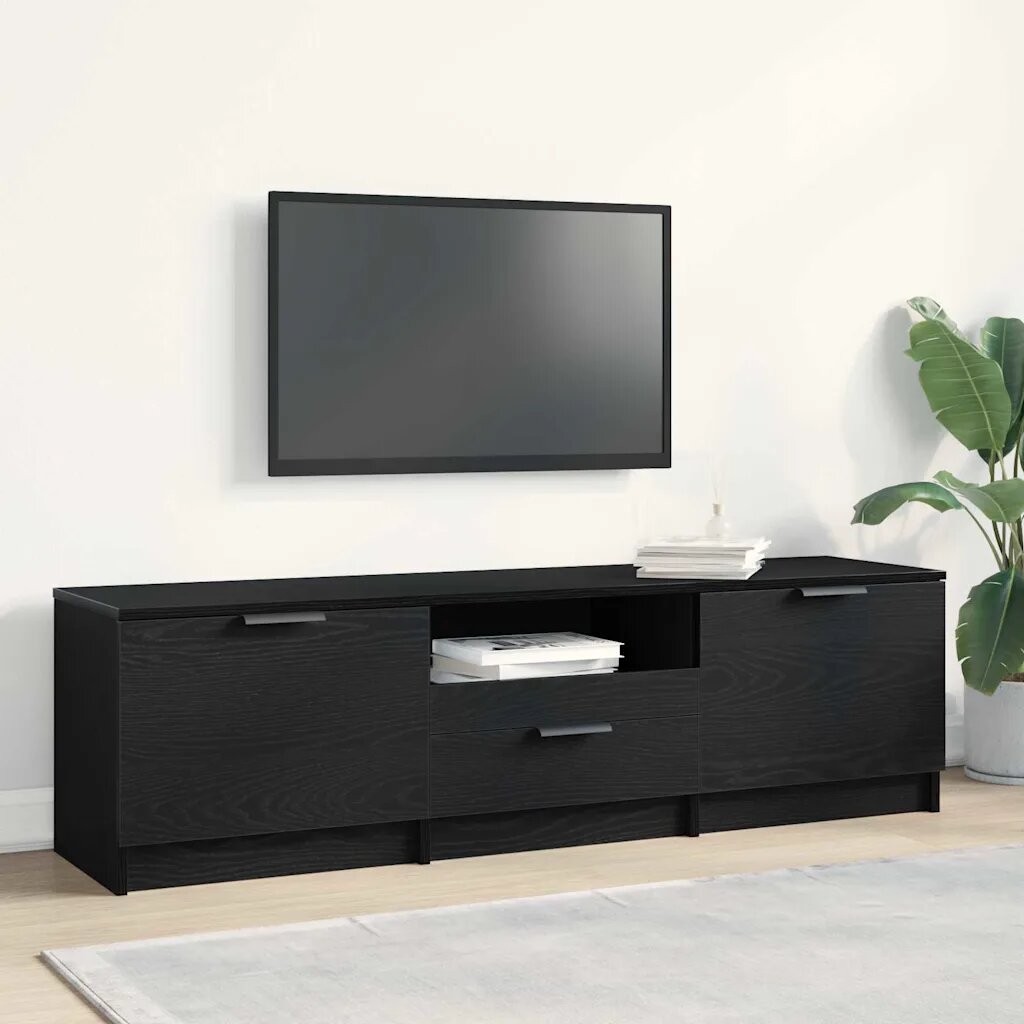 vidaXL ТВ шкаф 140 x 35 x 40 см Инженерна дървесина