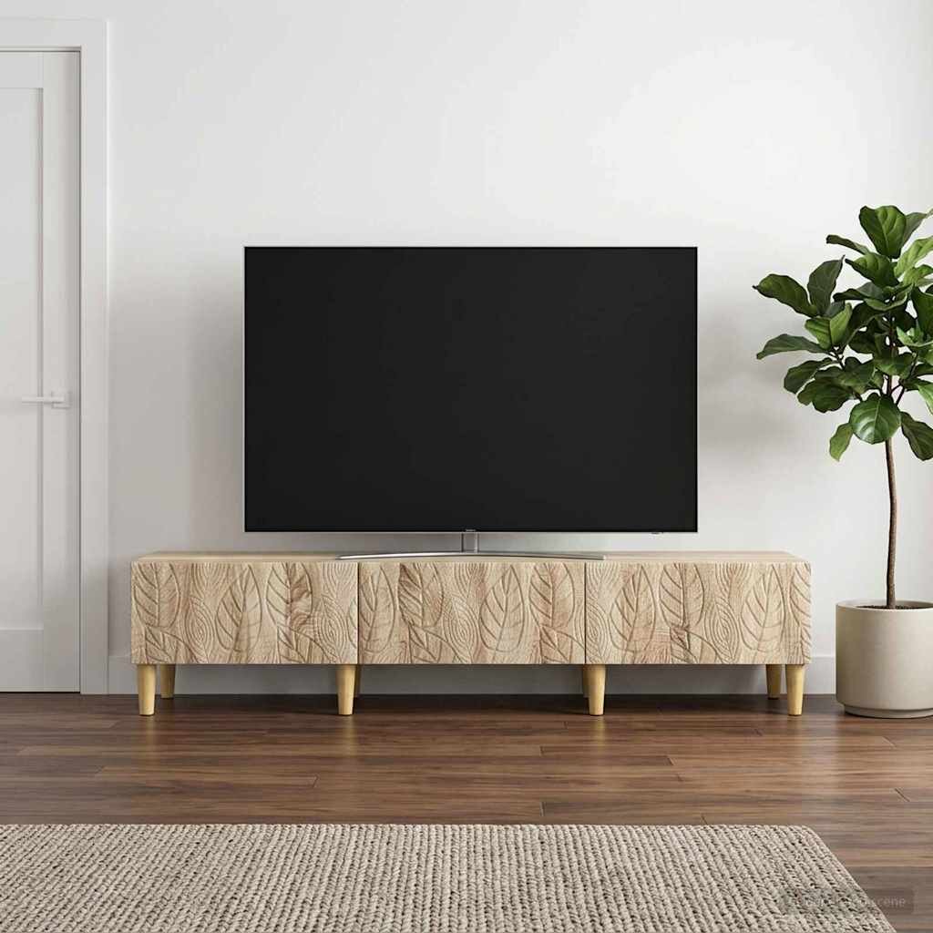 vidaXL ТВ шкаф 147 x 345 x 30 см Дъб сонома Инженерна дървесина
