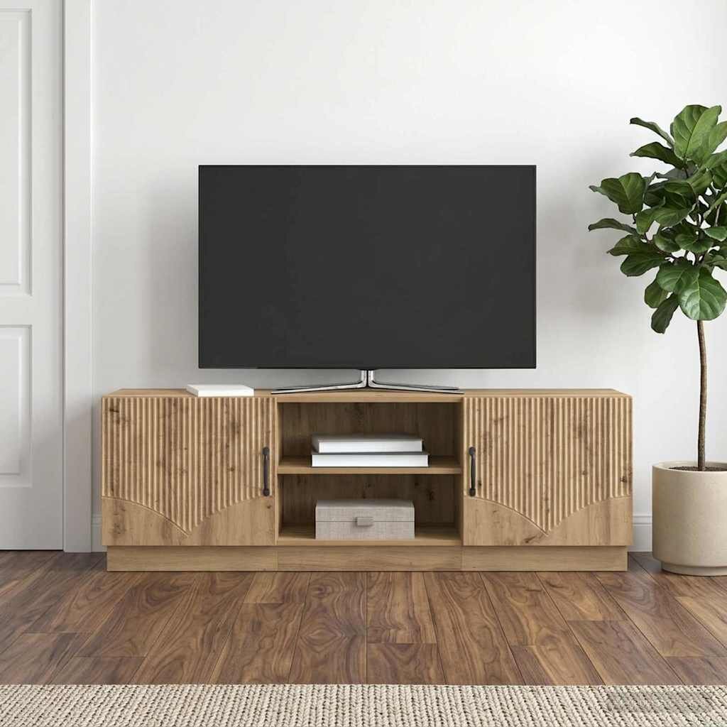 vidaXL ТВ шкаф 150 x 31 x 47 см Дъб артизан Инженерна дървесина