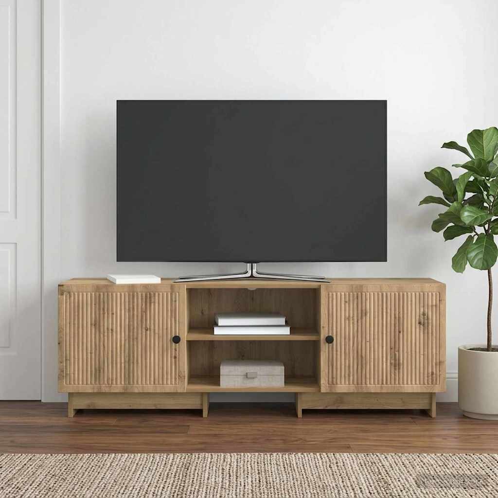 vidaXL ТВ шкаф 150 x 31 x 50 см Дъб артизан Инженерен дървен материал