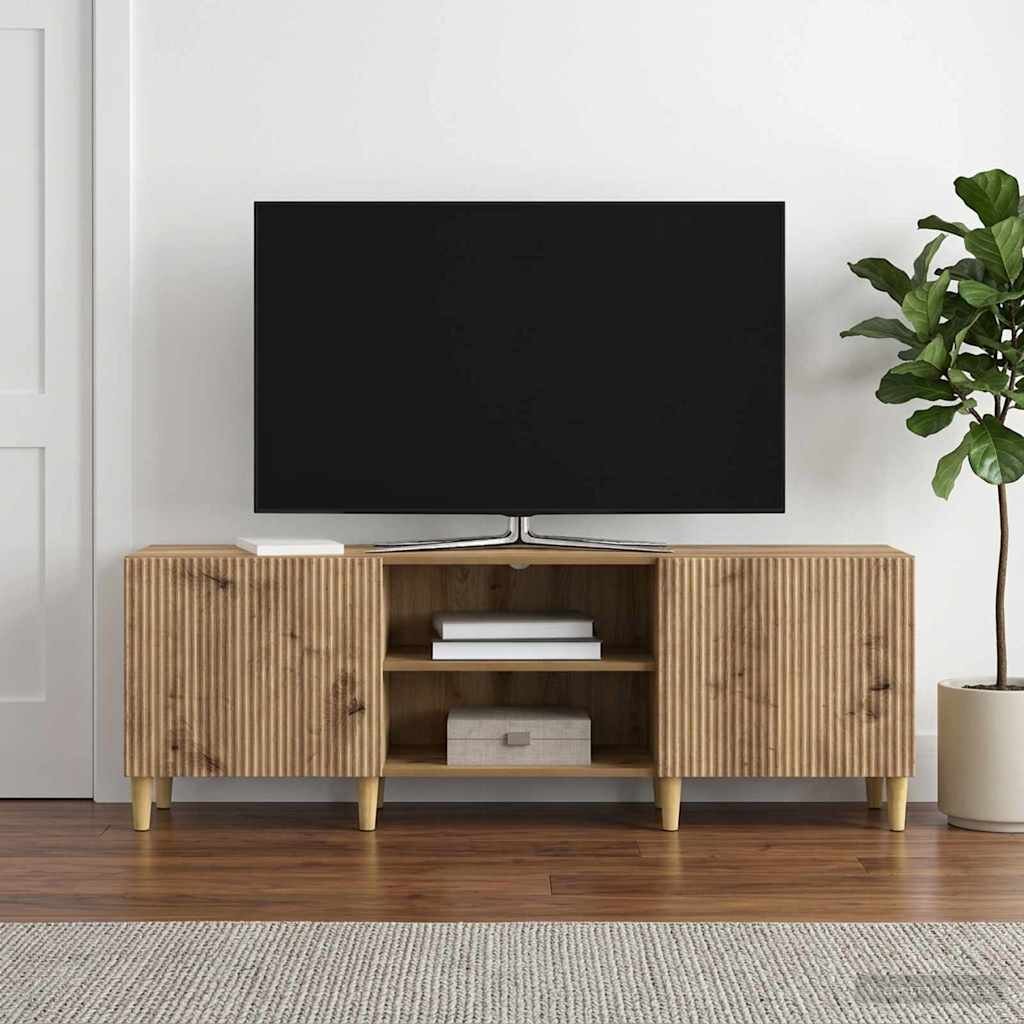 vidaXL ТВ шкаф 150 x 31 x 50 см Дъб артизан Инженерна дървесина