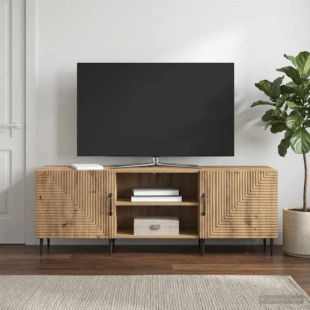 vidaXL ТВ шкаф 150 x 31 x 50 см Дъб артизан Инженерна дървесина