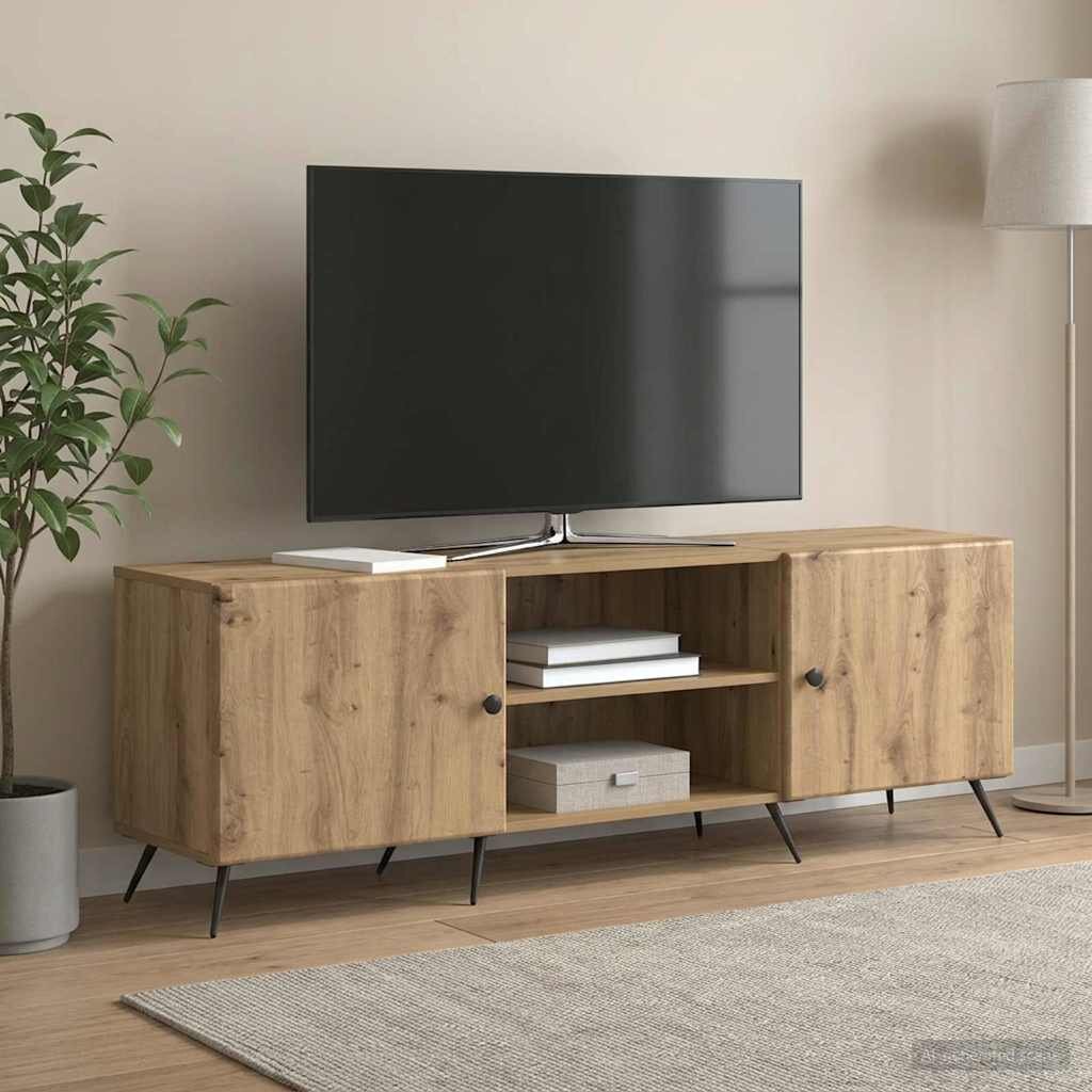 vidaXL ТВ шкаф 150 x 31 x 50 см Дъб артизан Инженерна дървесина