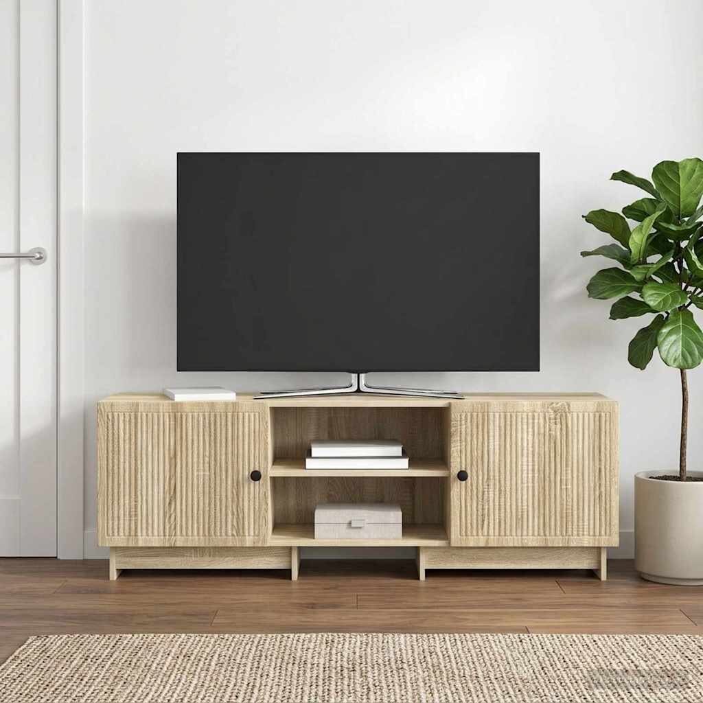 vidaXL ТВ шкаф 150 x 31 x 50 см Дъб сонома Инженерен дървен материал