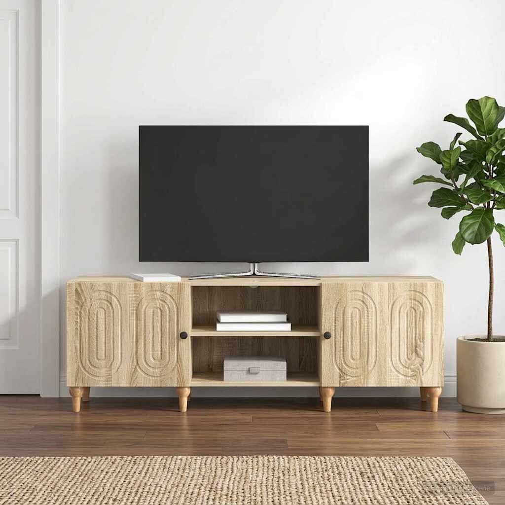 vidaXL ТВ шкаф 150 x 31 x 50 см Дъб сонома Инженерна дървесина