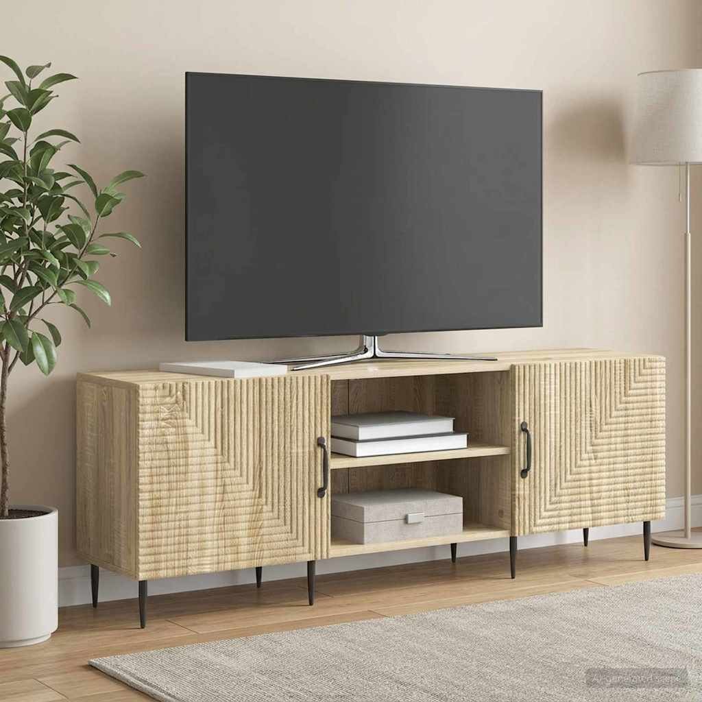 vidaXL ТВ шкаф 150 x 31 x 50 см Дъб сонома Инженерна дървесина