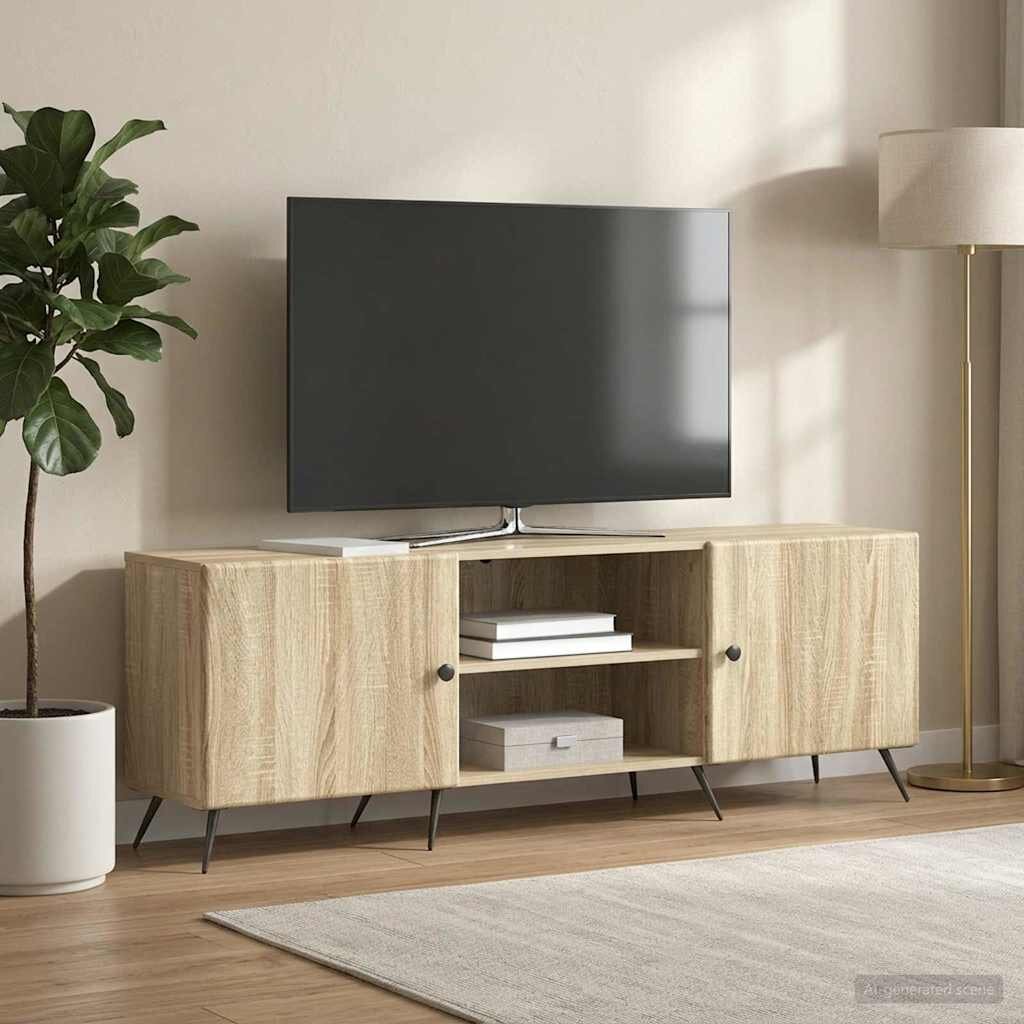 vidaXL ТВ шкаф 150 x 31 x 50 см Дъб сонома Инженерна дървесина