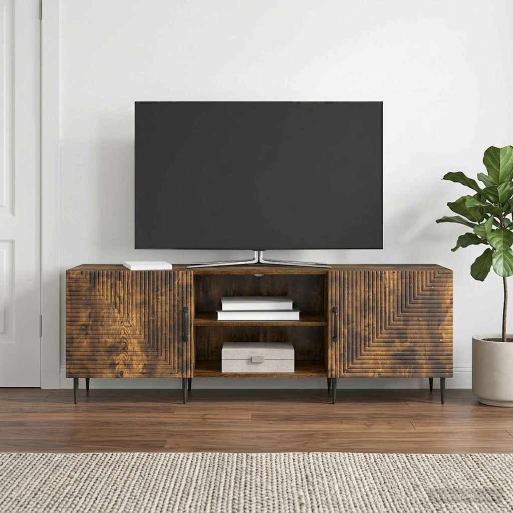 vidaXL ТВ шкаф 150 x 31 x 50 см Опушен дъб Инженерна дървесина