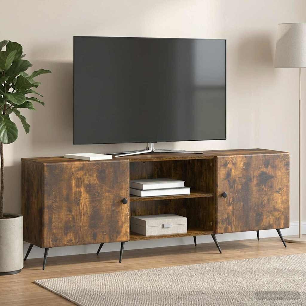 vidaXL ТВ шкаф 150 x 31 x 50 см Опушен дъб Инженерна дървесина