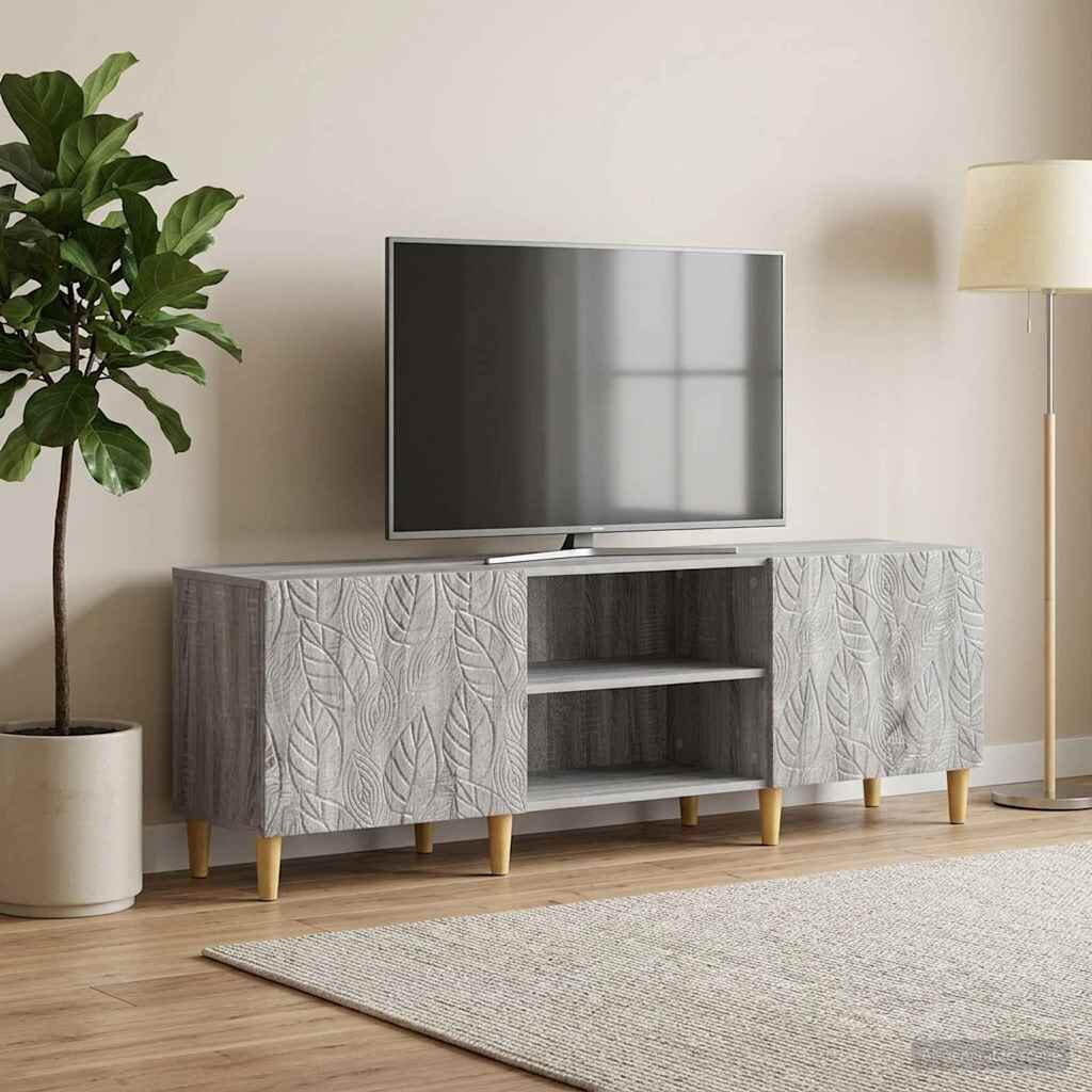vidaXL ТВ шкаф 150 x 31 x 50 см Сив Сонома Инженерна дървесина