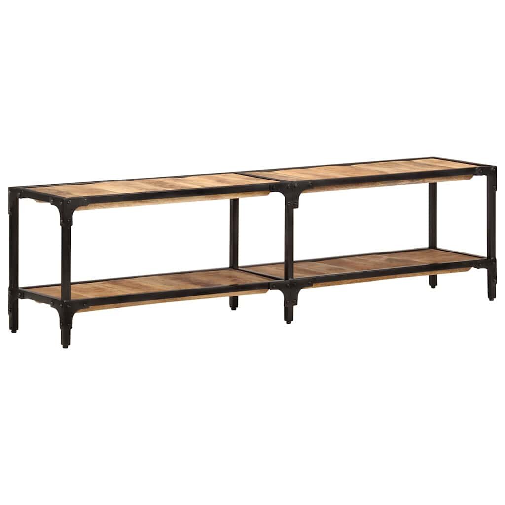 vidaXL ТВ шкаф 150x30x41 см масивно мангово дърво