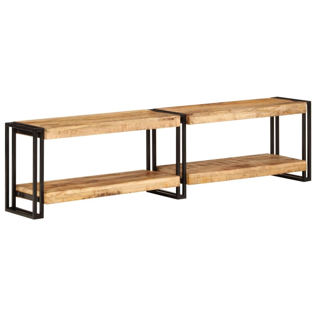 vidaXL ТВ шкаф 160x30x40 см мангово дърво масив