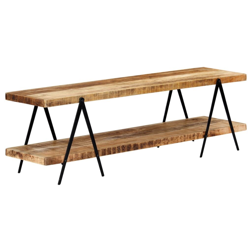 vidaXL ТВ шкаф 160x40x50 см мангово дърво масив