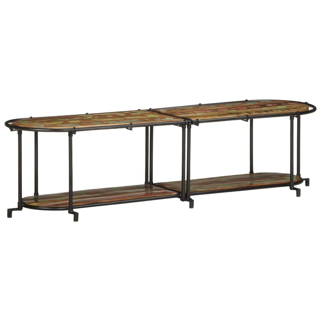 vidaXL ТВ шкаф 160x42x40 cm Масивна дървесина Възстановена