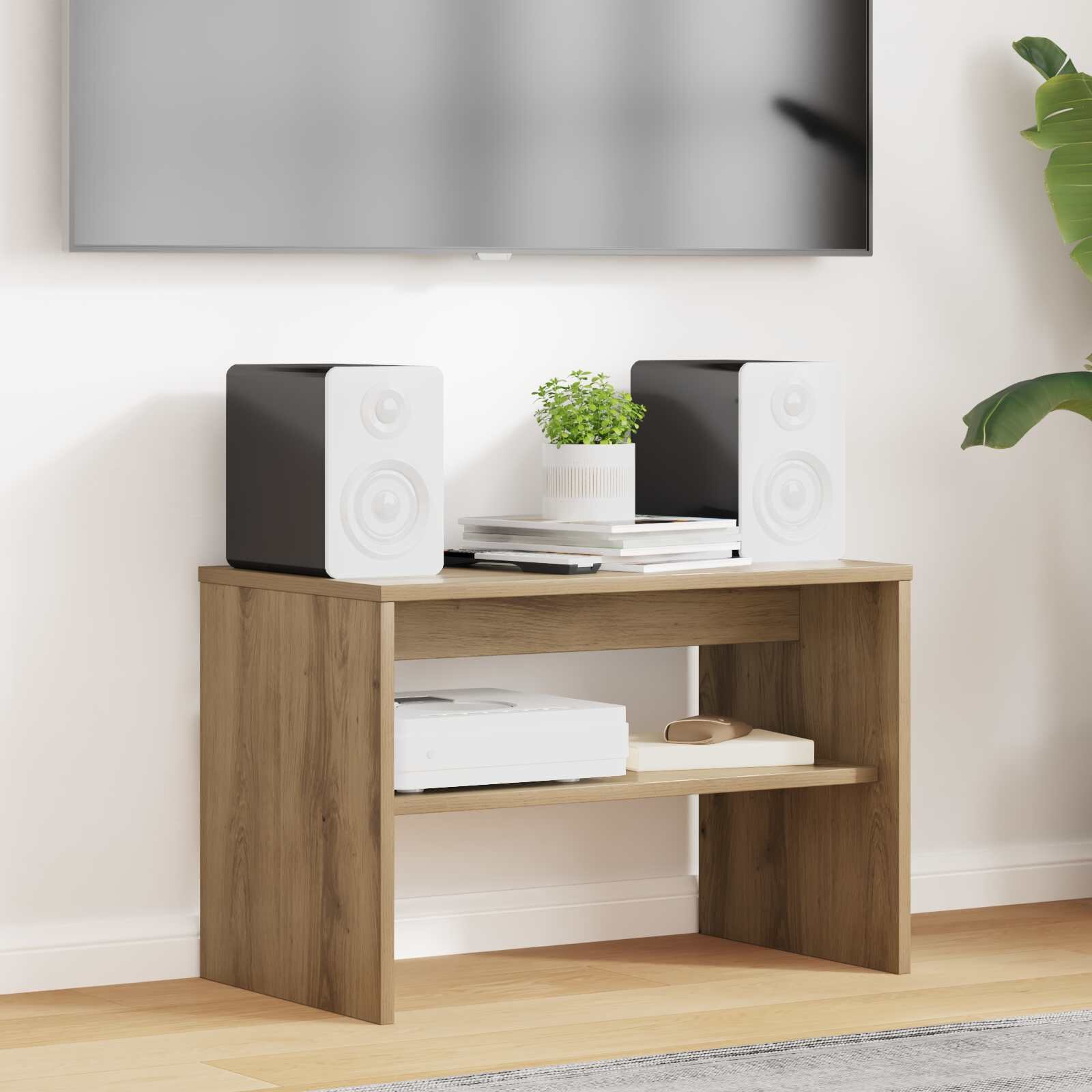 vidaXL ТВ шкаф 60 x 35 x 40 см Дъб Инженерна дървесина