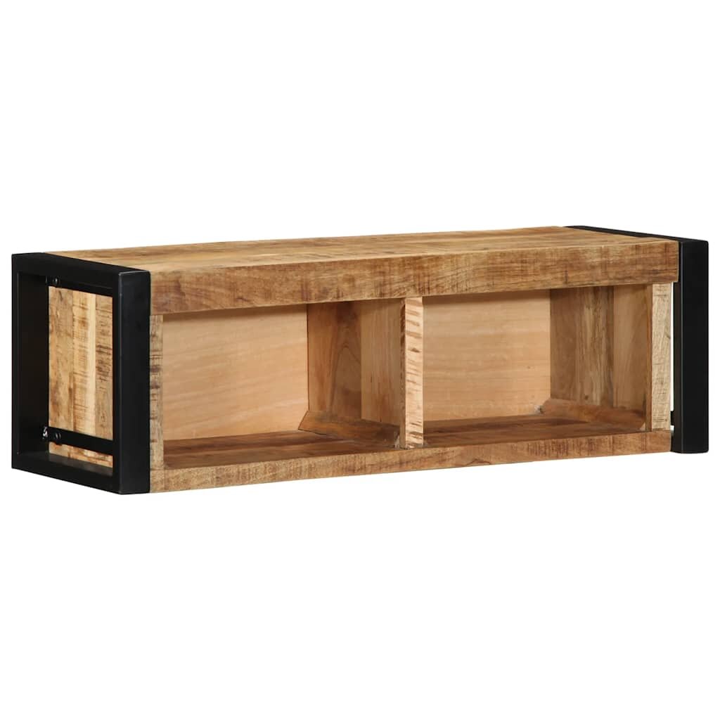 vidaXL ТВ шкаф 80x30x25 cm Масивна груба дървесина Манго