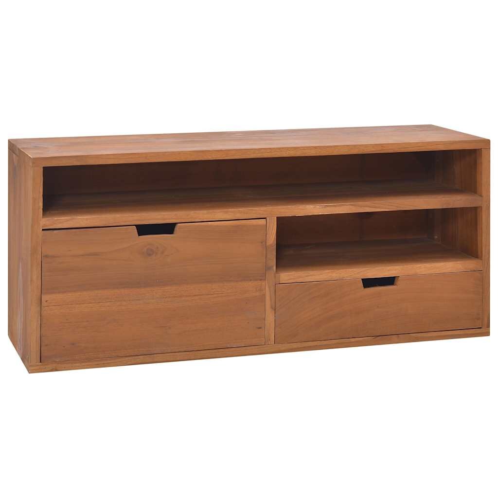 vidaXL ТВ шкаф 90x30x40 cм тиково дърво масив