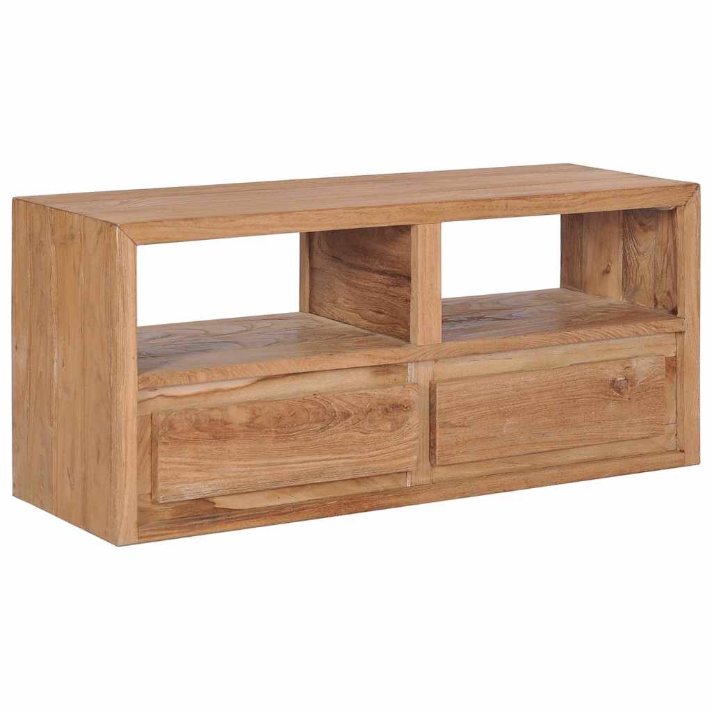 vidaXL ТВ шкаф 90x30x40 cм тиково дърво масив