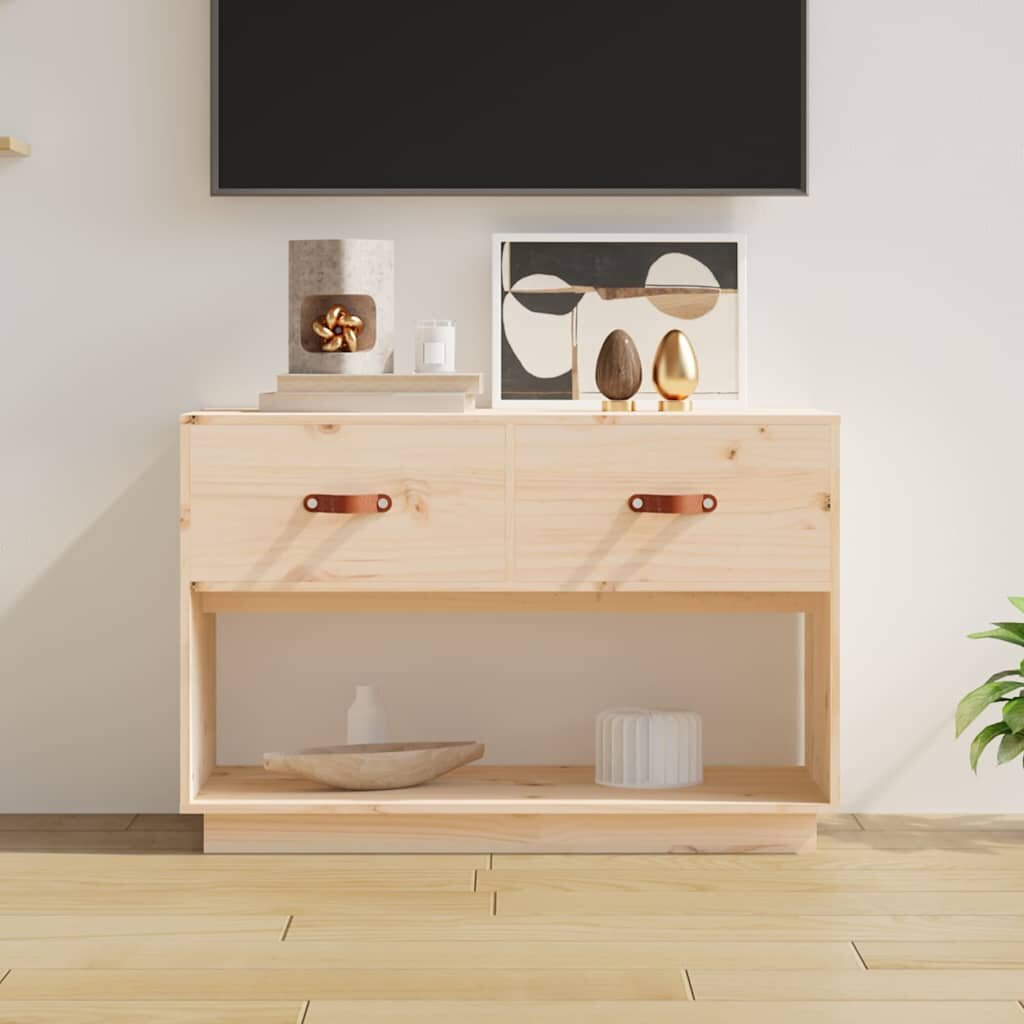 vidaXL ТВ шкаф 90x40x60 см бор масив