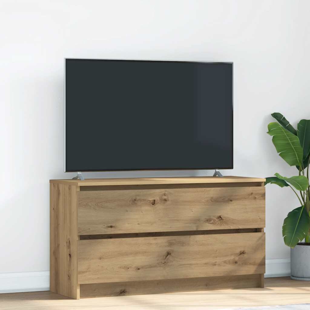 vidaXL ТВ шкаф Artisan Oak 100x35x54 cm Инженерна дървесина