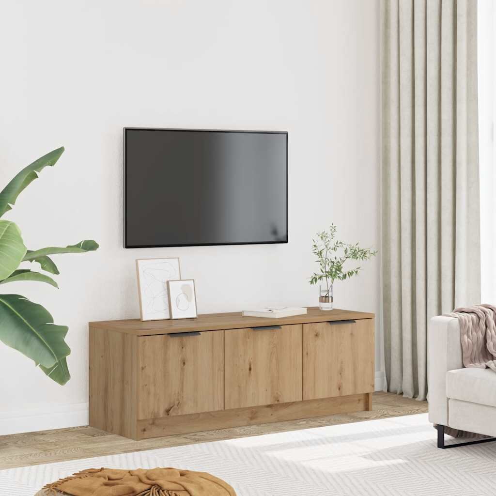 vidaXL ТВ шкаф Artisan Oak 102x35x365 cm Инженерна дървесина