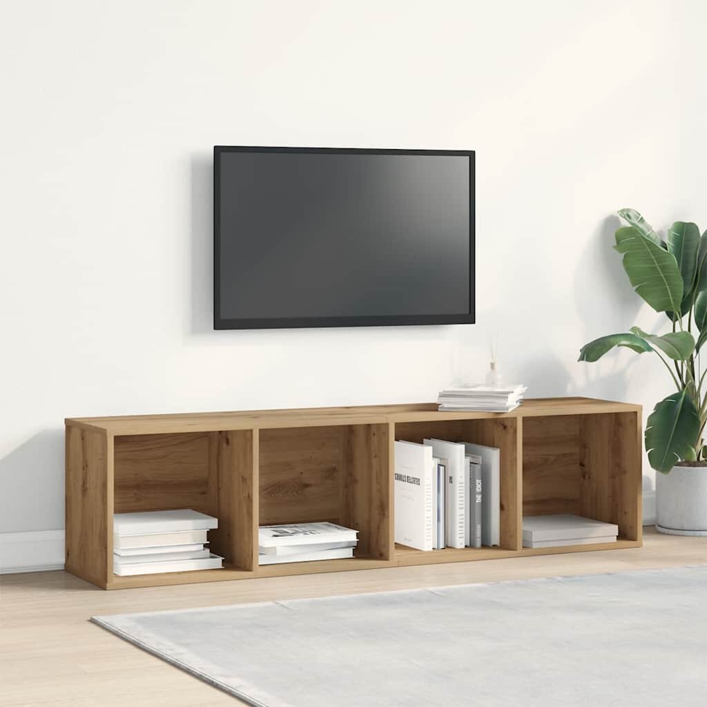 vidaXL ТВ шкаф Artisan Oak 120x34x37 cm Инженерна дървесина