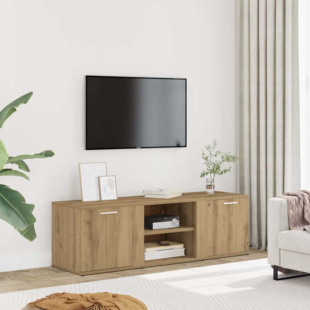 vidaXL ТВ шкаф Artisan Oak 120x34x37 cm Инженерна дървесина
