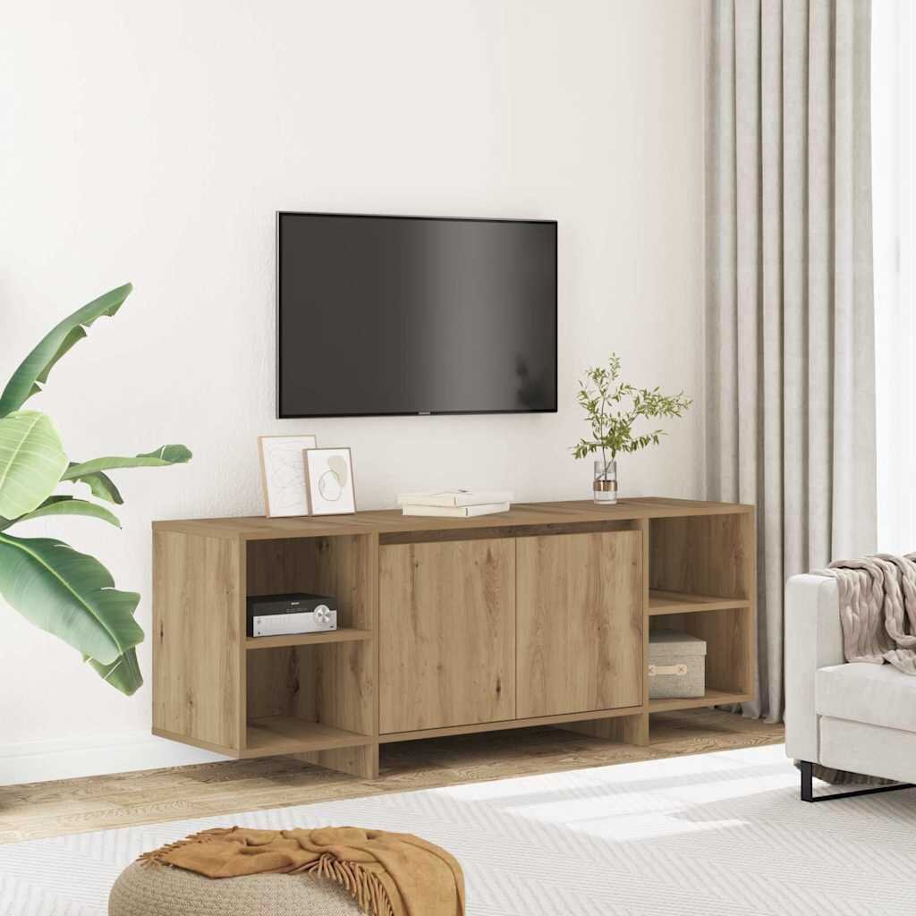 vidaXL ТВ шкаф Artisan Oak 130x35x50 cm Инженерна дървесина
