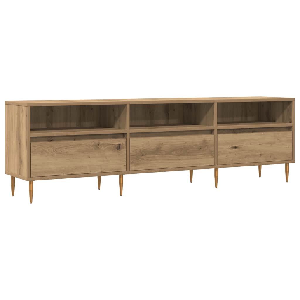 vidaXL ТВ шкаф Artisan Oak 150x30x445 cm Инженерна дървесина