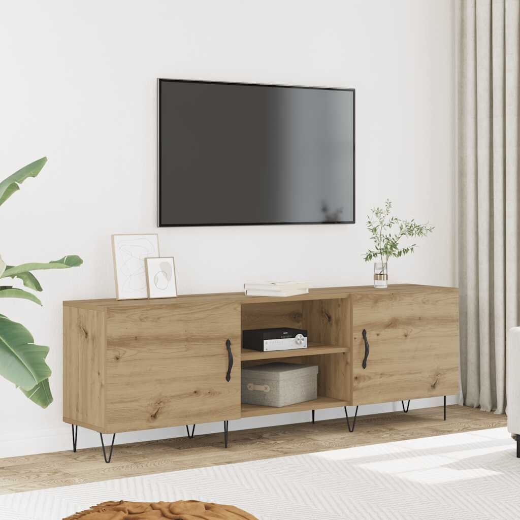vidaXL ТВ шкаф Artisan Oak 150x30x50 cm Инженерна дървесина
