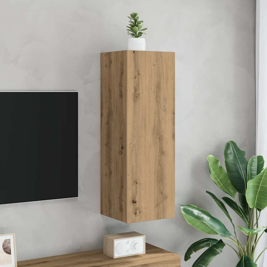 vidaXL ТВ шкаф Artisan Oak 305x30x90 cm Инженерна дървесина
