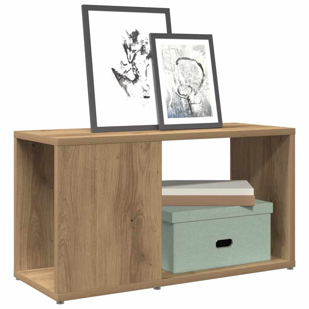 vidaXL ТВ шкаф Artisan Oak 60x24x32cm Инженерна дървесина