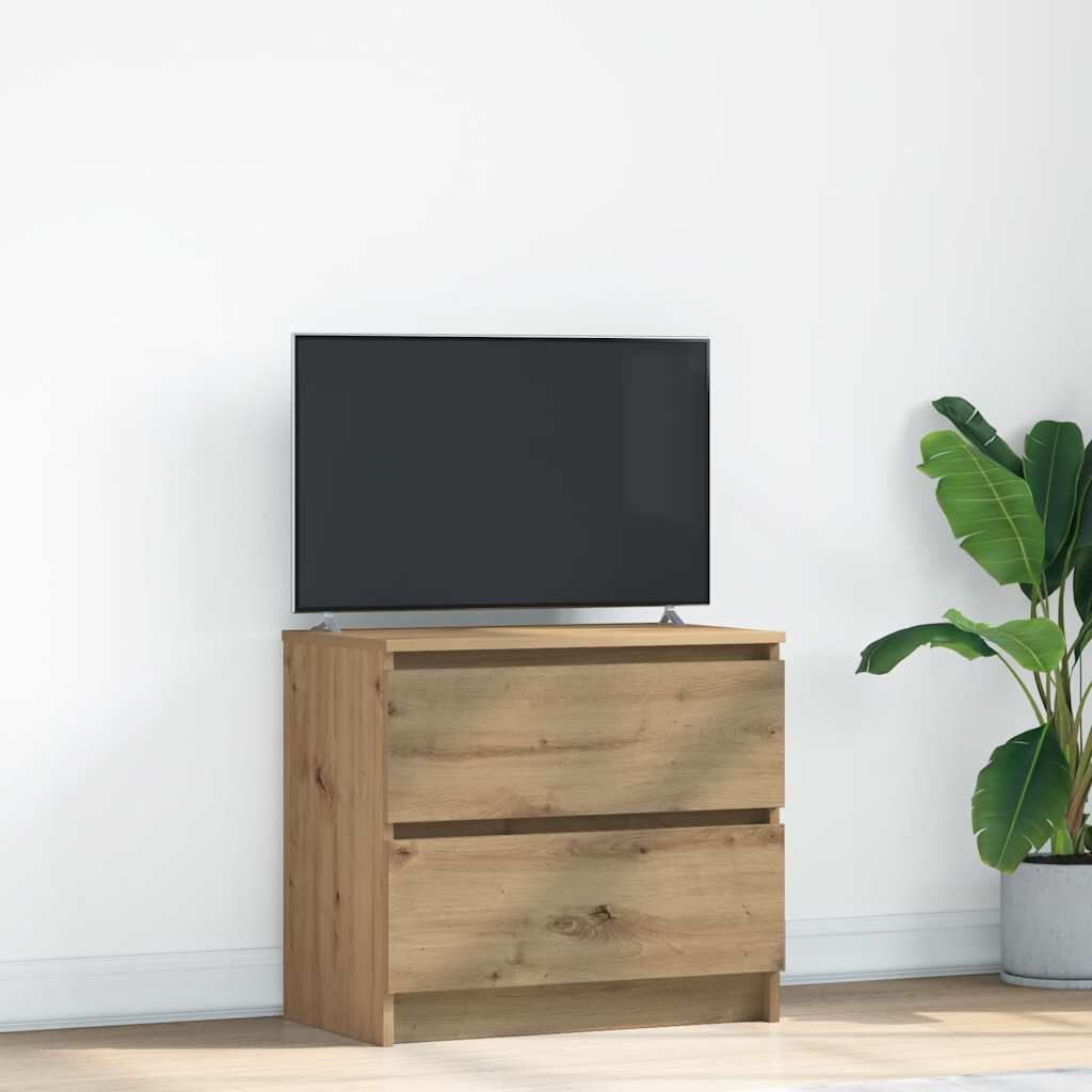 vidaXL ТВ шкаф Artisan Oak 60x35x54 cm Инженерна дървесина