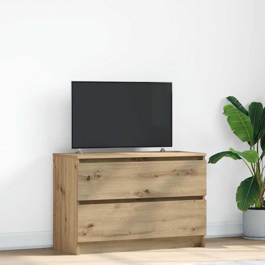 vidaXL ТВ шкаф Artisan Oak 80x35x54 cm Инженерна дървесина