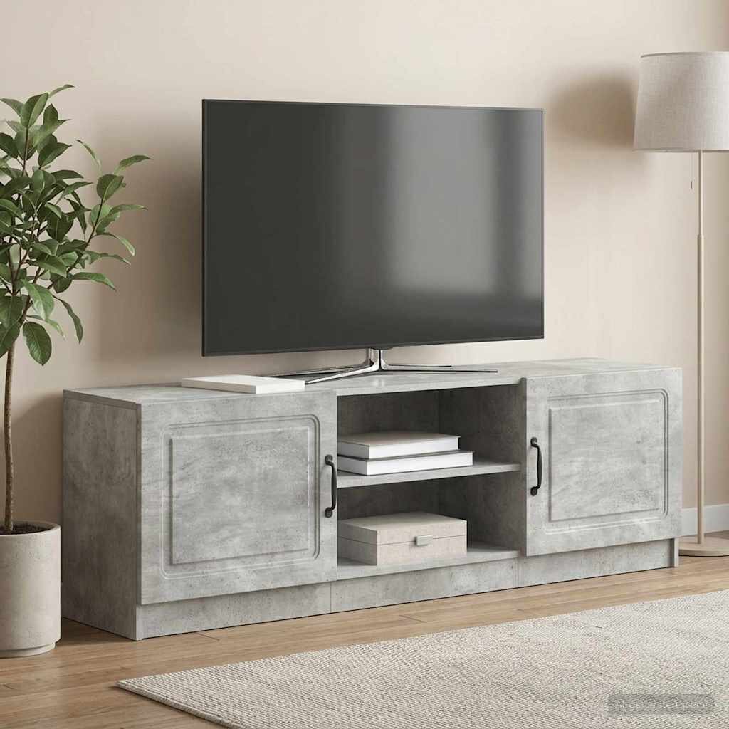 vidaXL ТВ шкаф Бетонно сиво 150 x 31 x 47 см Инженерна дървесина
